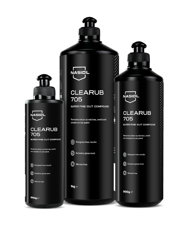 Nasiol CleaRub 705 High-Tech Ultra-Fine Compound | Professional Soft Paint Jeweling & Finishing Polish